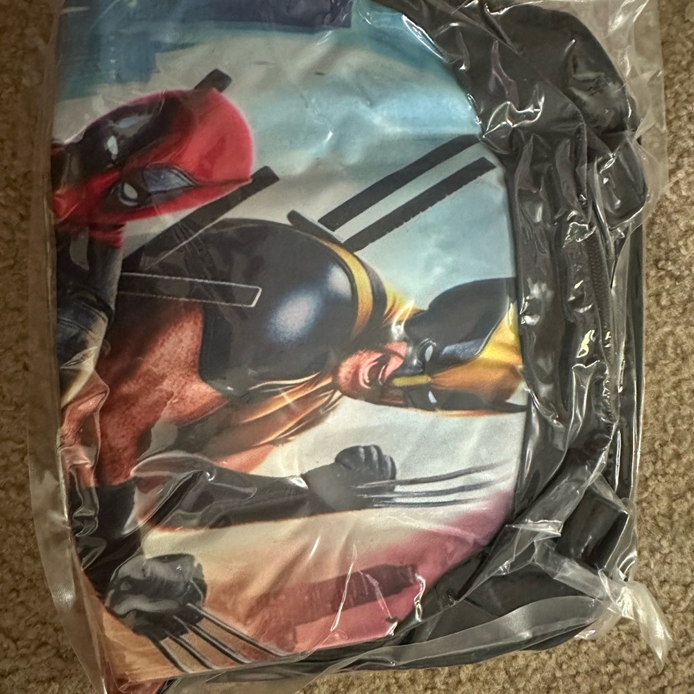 Superhero Deadpool and Wolverine Graphic Backpack